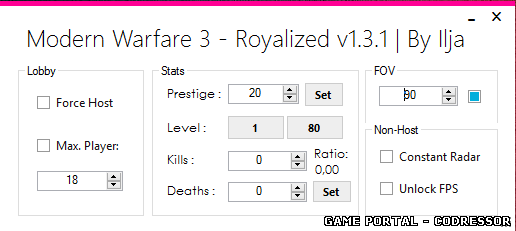 MW3 - Royalized v1.3.1